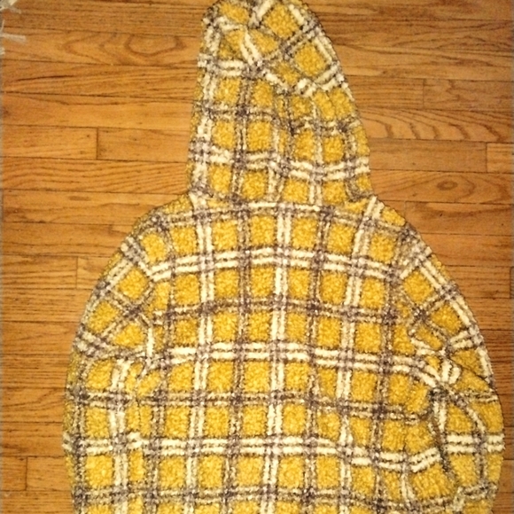 ModCloth Feeling Warm and Fuzzy hooded jacket size XL NWT retro style - Picture 7 of 7